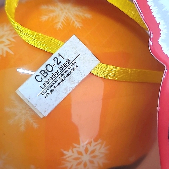 🆕️ Kirkland's Christmas Ornament Labrador Retreiver Lab Dog Pair of  Ornaments - Picture 8 of 15